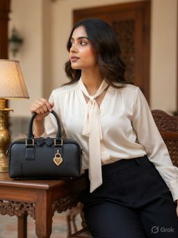 Hues Studio - Zoe Sling Bag for Women Black (S)