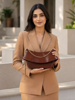 Hues Studio - Cecelia Sling Bag for Women Brown
