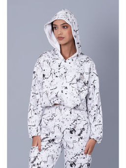 Muvazo - Women White Cool Off Sweatshirt