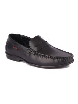 Red Chief - Black Formal Solid Loafers Slip On Shoes For Men