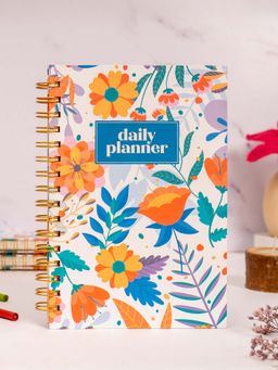 THE ZAPPY BOX - Floral A5 Daily Planner Diary