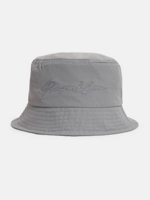 Buy Jack & Jones Light Grey Bucket Hat