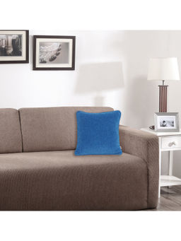 Maspar - Colorart Charlotte Yarn Dyed Texture 310GSM Blue Cushion Cover