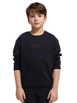 RARE ONES - Black Tamu Cotton Full Sleeve Sweatshirt - Rare Ones By Rare Rabbit