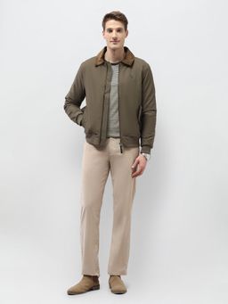 U.S. Polo Assn. Denim Co. - Men Green Polyester Full Sleeves Jacket