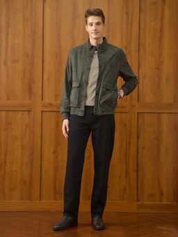 U.S. POLO ASSN. - Men Green Polyester Full Sleeves Jacket