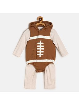 MINI KLUB - Baby Boys Brown Coordinate Set (Set of 2)