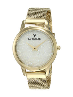 Daniel Klein - White Premium Round Dial Analog Watch For Women - DK12040 - 3
