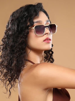 Haute Sauce - Women Phantos Purple Lens Full Rim Sunglasses