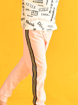 ANTHRILO - Summer Side Tape Jogger - Pink