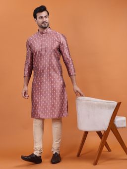 TABARD - Brown Cotton Kurta for Men