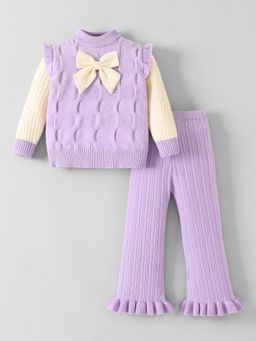 Hopscotch - Bow Applique Top with Pant