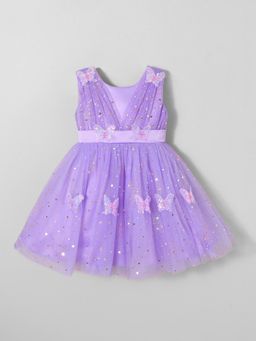 Hopscotch - Oversized Bow Applique Dress