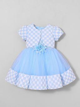 Hopscotch - Floral Applique Dress