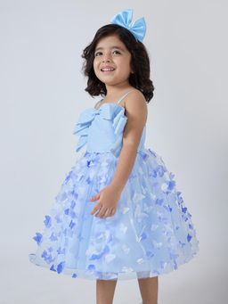 Hopscotch - Butterfly Applique Dress with Headband