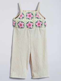 Hopscotch - Floral Crochet Jumpsuit