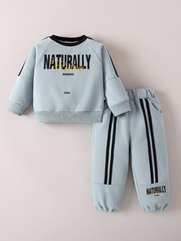 Hopscotch - Typography Sweatshirt with Joggers