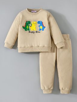 Hopscotch - Dino Embroidery Sweatshirt with Joggers
