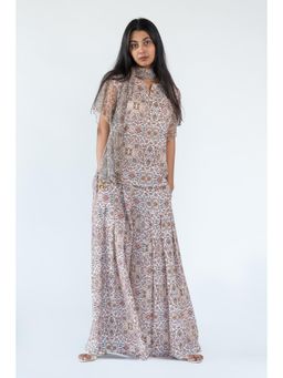 Nikita Vishakha - Multi-Coloured Floral Printed Co-Ord (Set of 3)