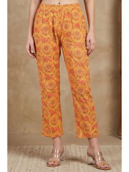 W - Yellow Viscose Pant