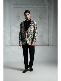Rivaar by Rocky Star - Beige Printed Blazer
