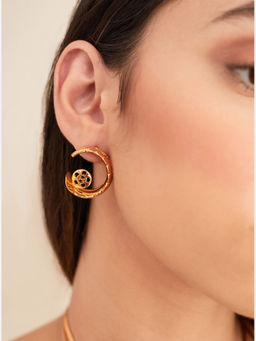Outhouse - Oh Acuti Monogram Stud Earrings