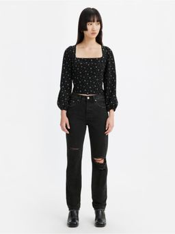 Levi's - Womens 501 Black Regular Fit Jeans