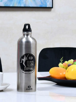 At Home by Nilkamal - Sw Single Loop Cap Unstoppable 750 ml Bottle Silver