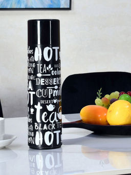 At Home by Nilkamal - 410 ml Insulated Bottle Black