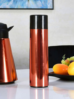 At Home by Nilkamal - 410 ml Insulated Bottle Copper