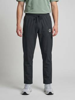 Monte Carlo - Grey Mens Regular Fit Printed Track Pant