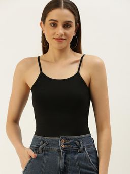 De Moza - Women Inner Wear Tank Top Black