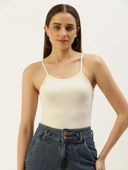 De Moza - Women Inner Wear Tank Top Off White