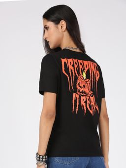 De Moza - Women Casual T-Shirt Black