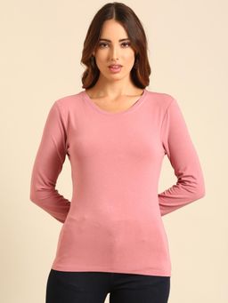 De Moza - Women Casual T-Shirt Dusty Pink