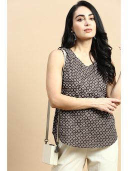 De Moza - Women Casual Top Brown