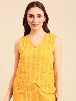 De Moza - Women Casual Top Mustard