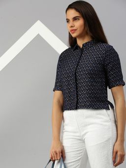 De Moza - Women Casual Shirt Teal