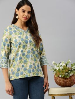 De Moza - Women Casual Tunic Lemon Yellow