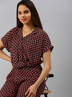 De Moza - Women Casual Crop Top Black