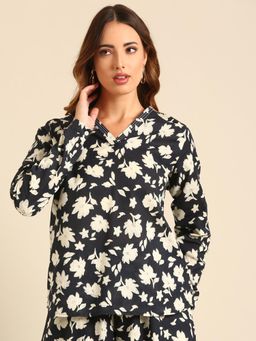 De Moza - Women Casual Top Navy