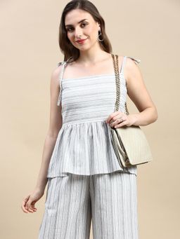 De Moza - Women Casual Top Off White