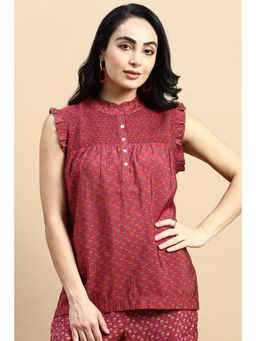 De Moza - Women Casual Tunic Wine