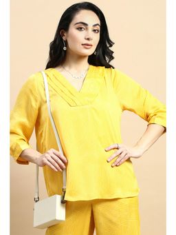 De Moza - Women Casual Tunic Yellow