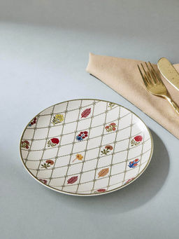 Fabindia - Ramya Ceramic Decaled Quarter Plate