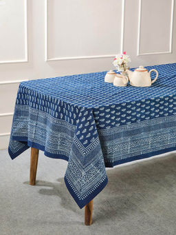 Fabindia - Indigo Roshan Dabu Cotton Printed Table Cover