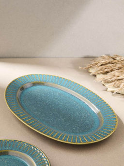 Fabindia - Blue Maitri Ceramic Platter