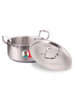 Wonderchef - Stella Tri-Ply Casserole With Lid 22 cm 3.5 L (Set of 2)