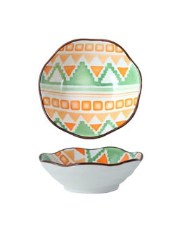 Femora - Bowl Elegant Serving Bowls, Gift-Pack Ideal for Gifting-Stripes Print (Pack of 2)