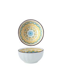 Femora - Bowl Elegant Serving Bowls, Gift-Pack Ideal for Gifting-Ogee Print (Pack of 2)